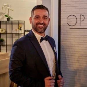 Photos de la soirée Partenaires au stade de l'Uson à Nevers organisée par Primo Conciergerie - Jim, investisseur immobilier, un des fondateur de Primo Conciergerie